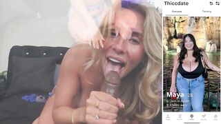 Bonnie Blue Craves Every Drop in This Intense Interracial Oral Session