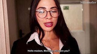 NEW My Wife Got Fucked By Our New Colombian Maid And I Punished Her By Threesome