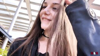 NEW This Stranger Fucked Me In mall Toilet And Made Me Walk on Streets With Cum on my Face