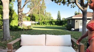 New OnlyFans Hailey Rose Daddy Creampies Me In Our Backyard Sensual Homemade Fuck 2025