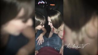 New Riley Reid & Mia Malkova Fuck Lucky Man in Car Uncut Exclusive OnlyFans Content