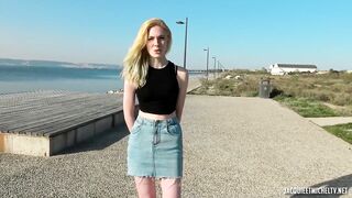 NEW Cute blonde teen has sex with me